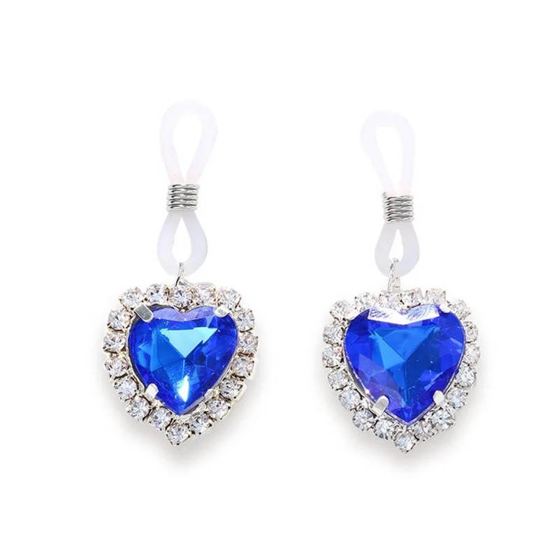 Crown Jewels Nipple Jewelry - Blue