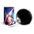 Adora Bunny Rabbit Tail Silver Tear Drop Butt Plug - Black Medium $23.37