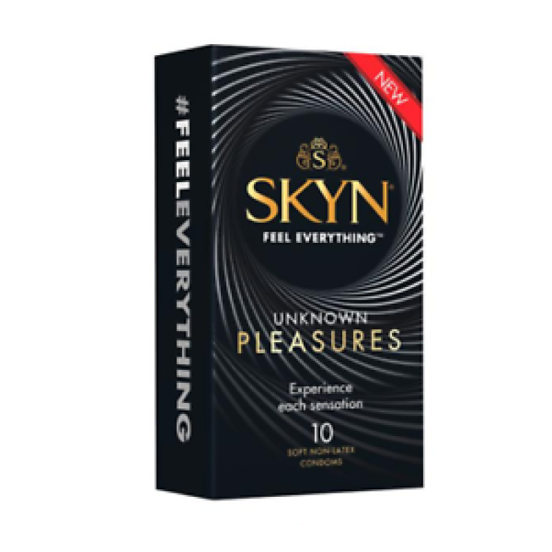 SKYN Unknown Pleasures Lubricated Latex Free Condoms