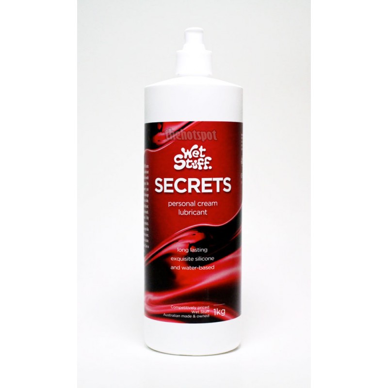 Wet Stuff Secrets Creamy Lubricant - 1KG Pump