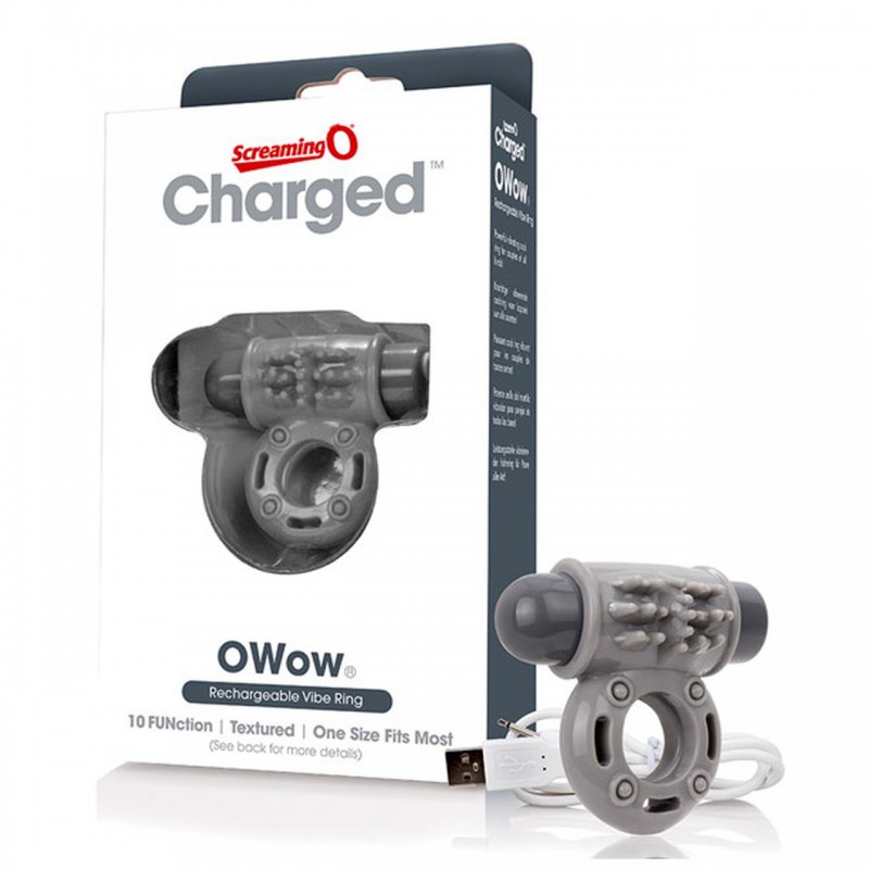 Charged O Wow Vooom Mini Vibe by Screaming O - Grey