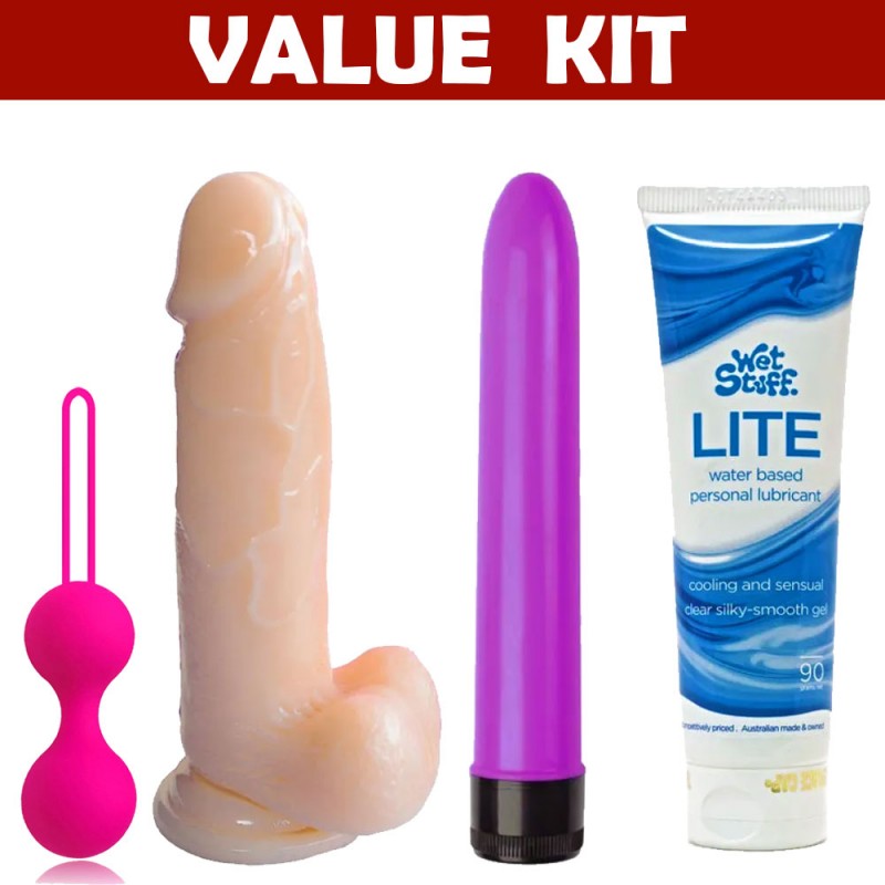  Ladies Sex Toy Kit - Bronze