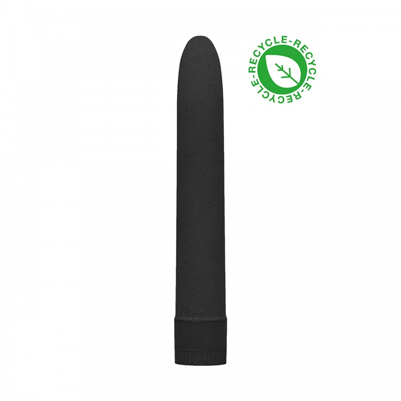 Natural Pleasure 7" Vibrator - Black - Black Friday