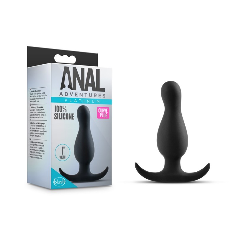 Anal Adventures Platinum - Curve Plug