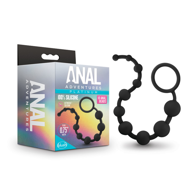 Anal Adventures Platinum 10 Anal Beads