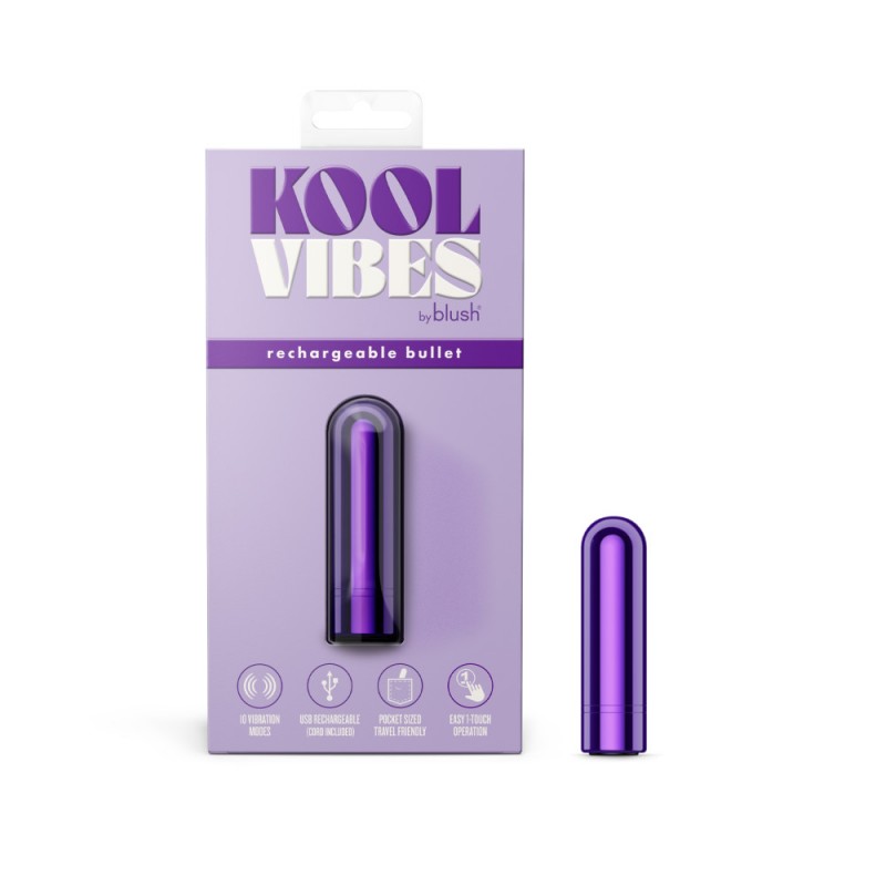 Kool Vibes Rechargeable Mini Bullet - Grape