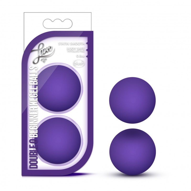 Luxe Double O Beginner Kegel Balls - Purple