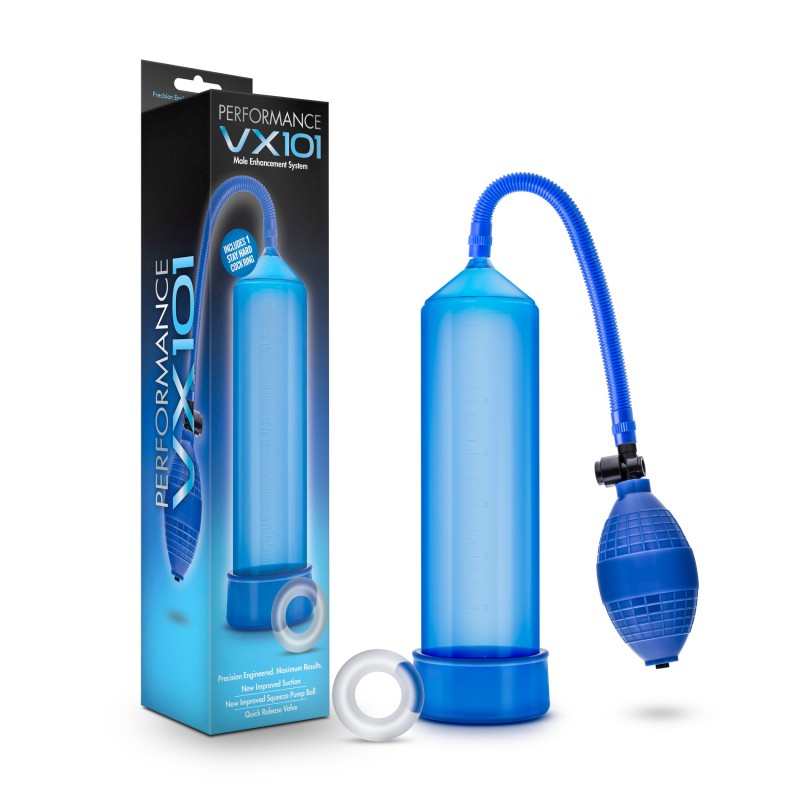 Performance VX101 Male Enhancement Pump - Blue