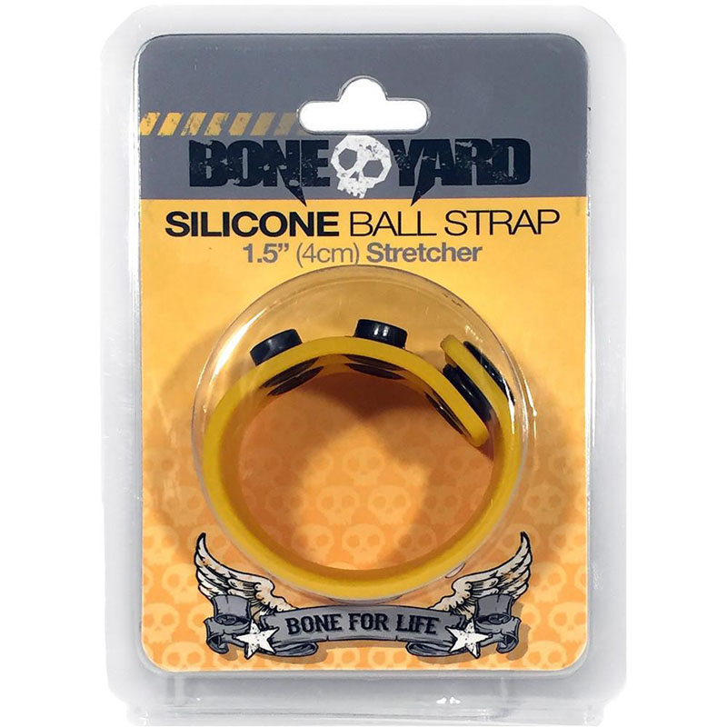 Boneyard Silicone Ball Strap - Yellow