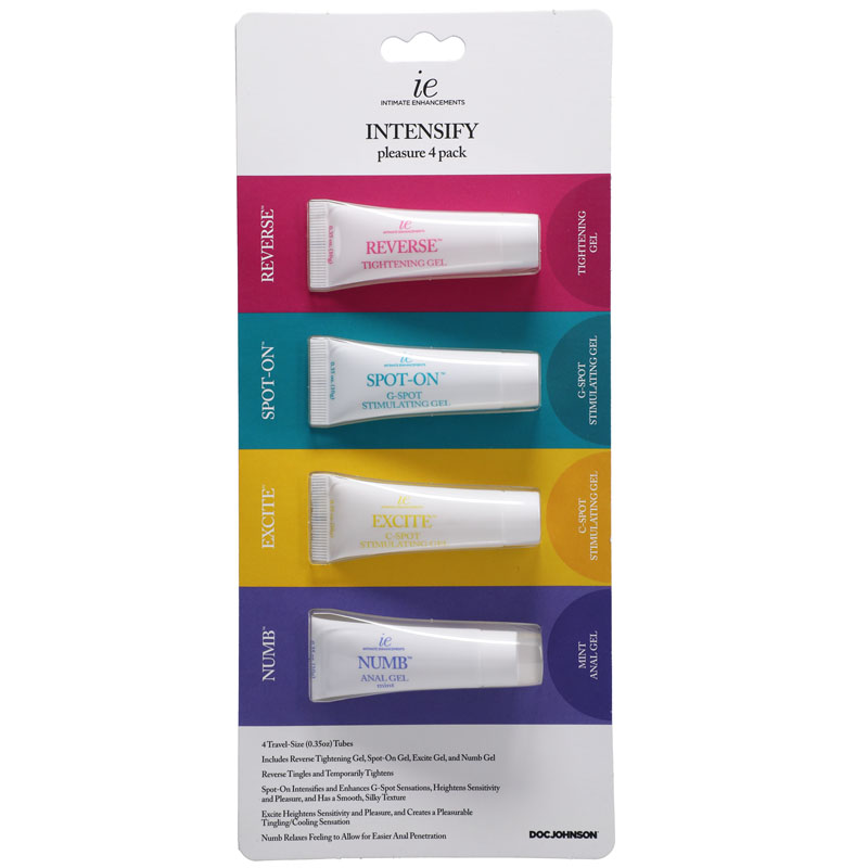 Intensify Pleasure Gels 4-pack