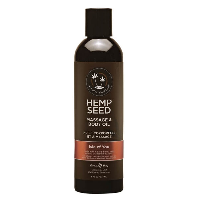 Hemp Seed Massage & Body Oil 237 ml - Isle of You