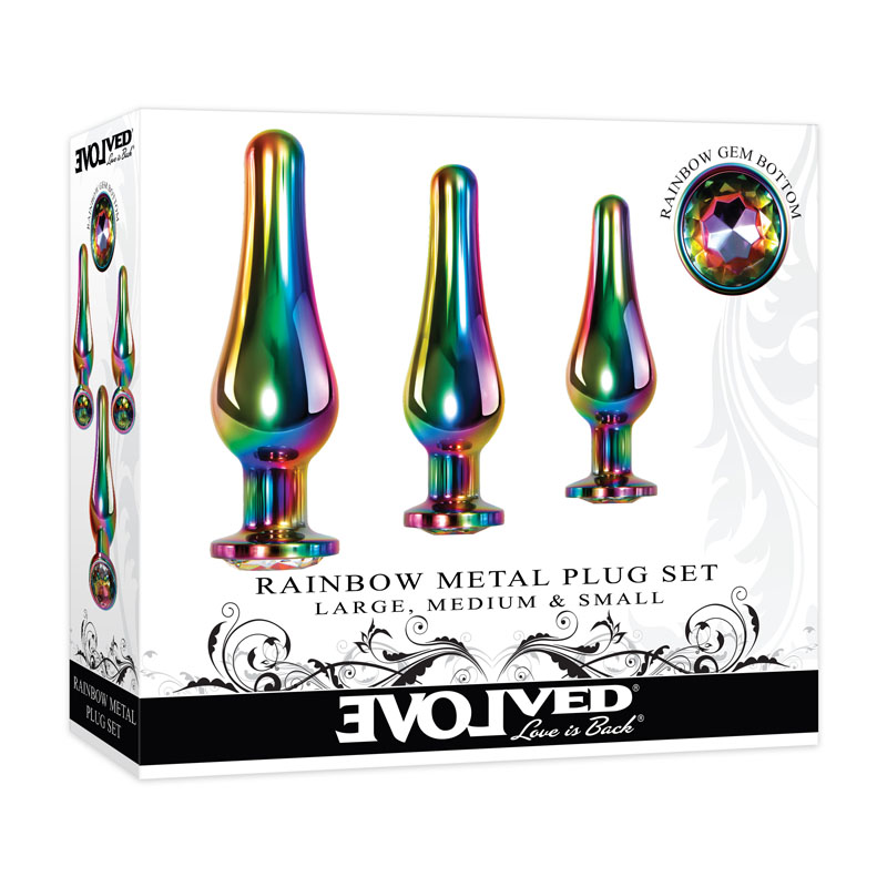 Rainbow Metal Plug Set