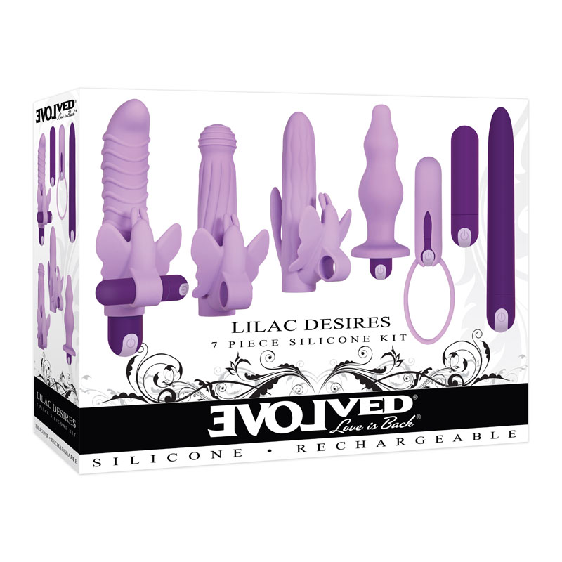 Lilac Desires Couples 7-Piece Set