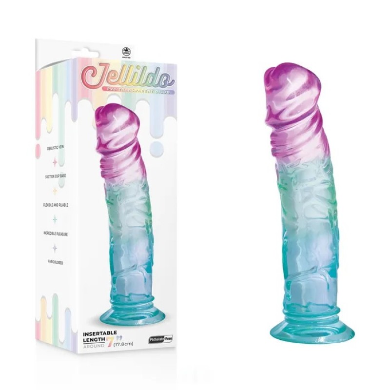 Jellido Jelly Dildo - 7-inch