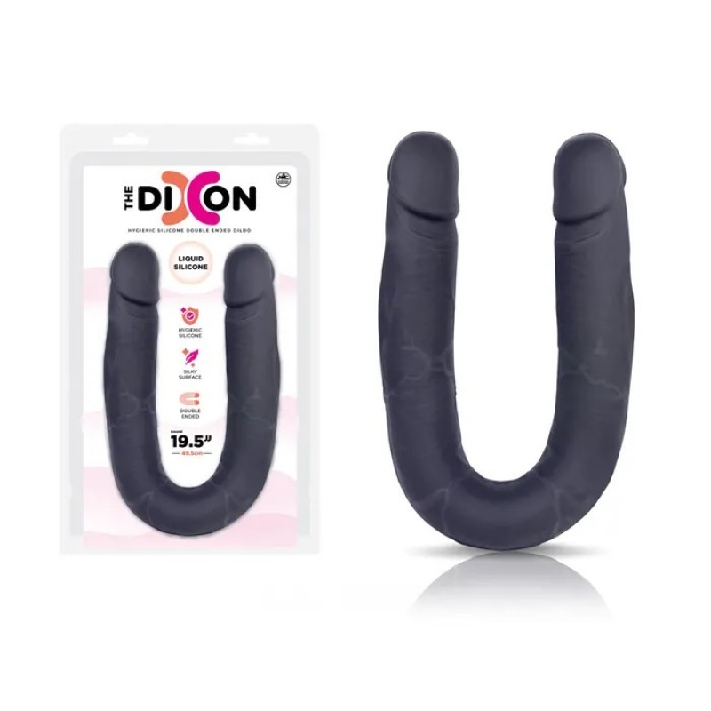 The Dixon Silicone 50cm Double Ended Dong - Black