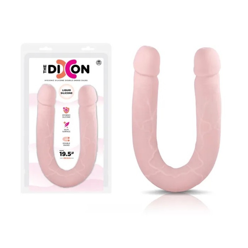 The Dixon Silicone 50cm Double Ended Dong - Flesh