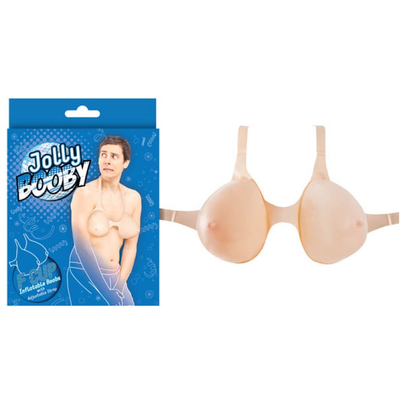Jolly Booby Inflatable Boobs With Strap