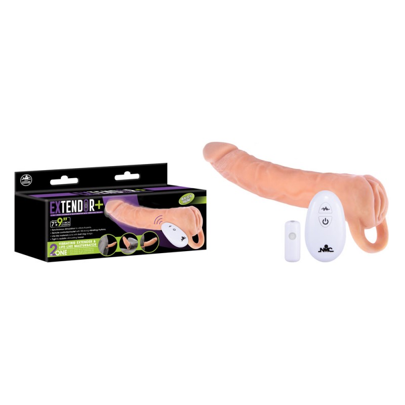 Extendor+ 2-in-1 Vibrating Extender and Stroker