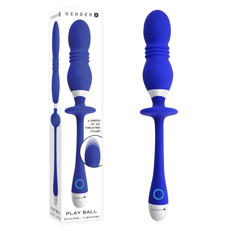 Gender X Play Ball Thrusting Vibrating Probe