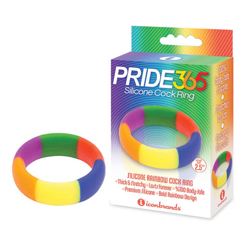 The 9's Pride 365 Rainbow Cock Ring