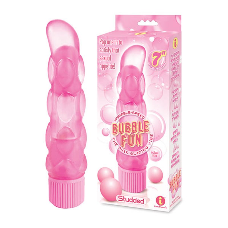 Bubble Fun 7’’ Studded Vibrator
