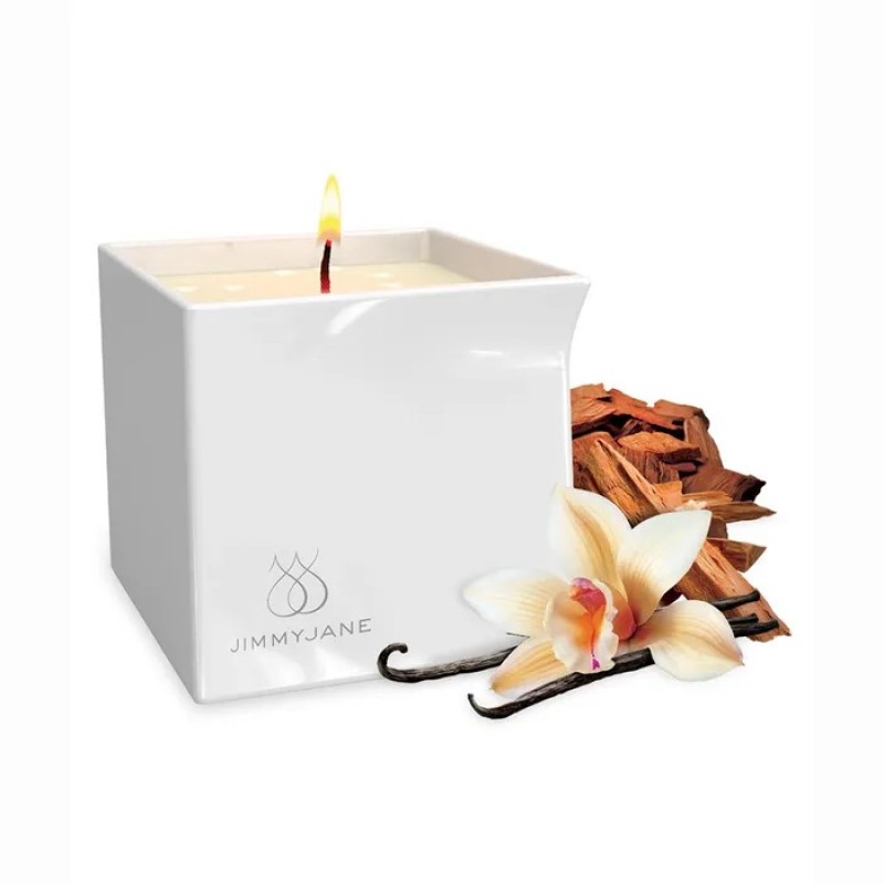 JimmyJane Afterglow Massage Oil Candle - Vanilla Sandalwood