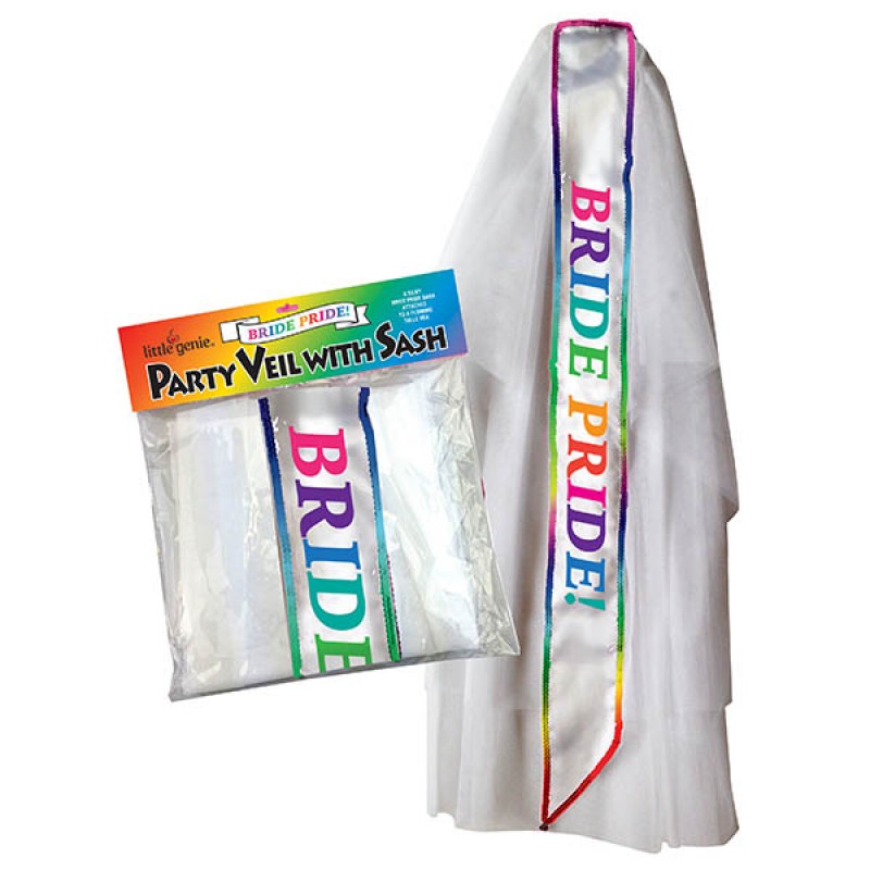 Little Genie Bride Pride Veil - White