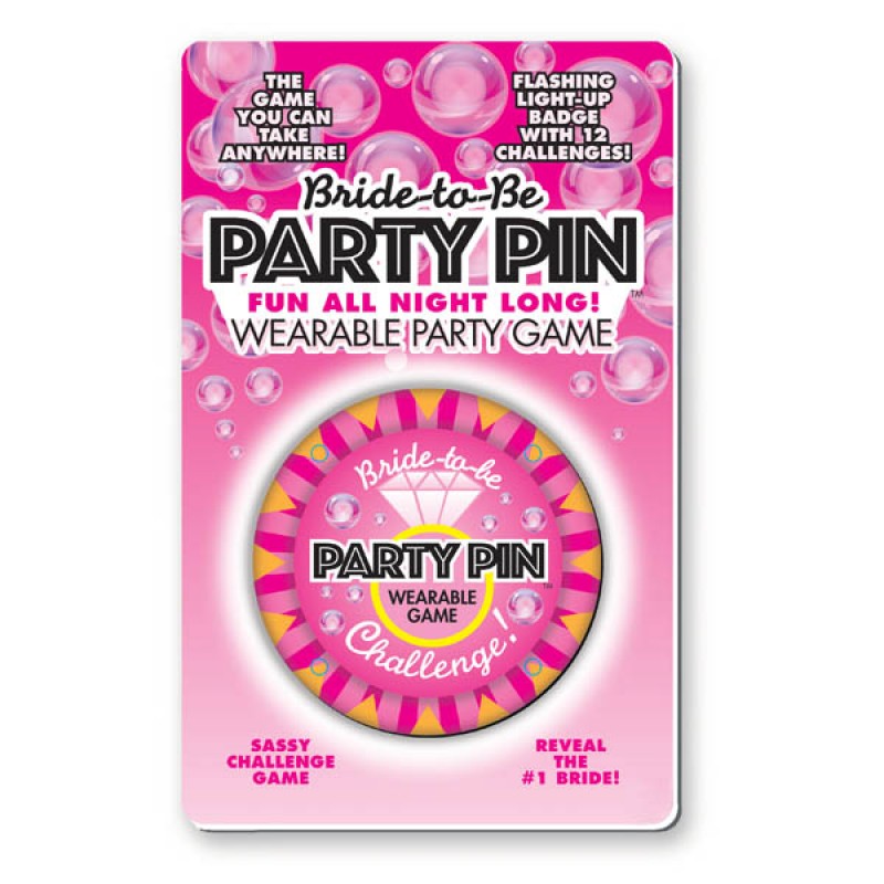 Bride To Be Party Pin