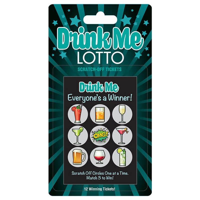 Little Genie Drink Me Lotto Scratcher