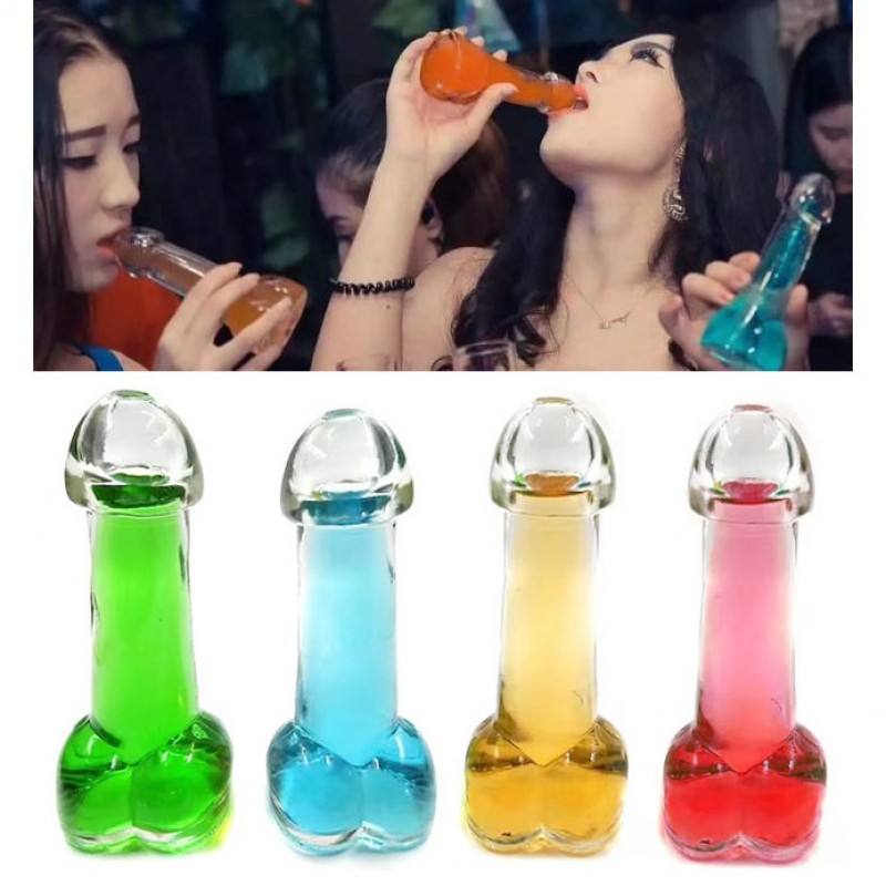 Glitterati Penis Shot Glasses - 150ml