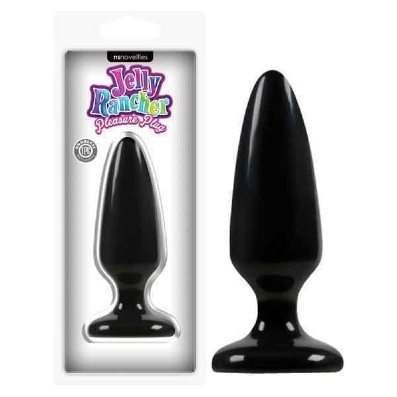 Jelly Rancher Pleasure Plug Medium -Black