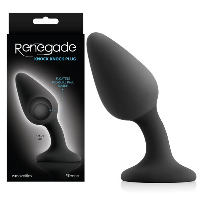 Renegade Knock Knock Plug - Black