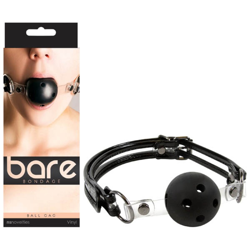 Bare Bondage Black Ballgag