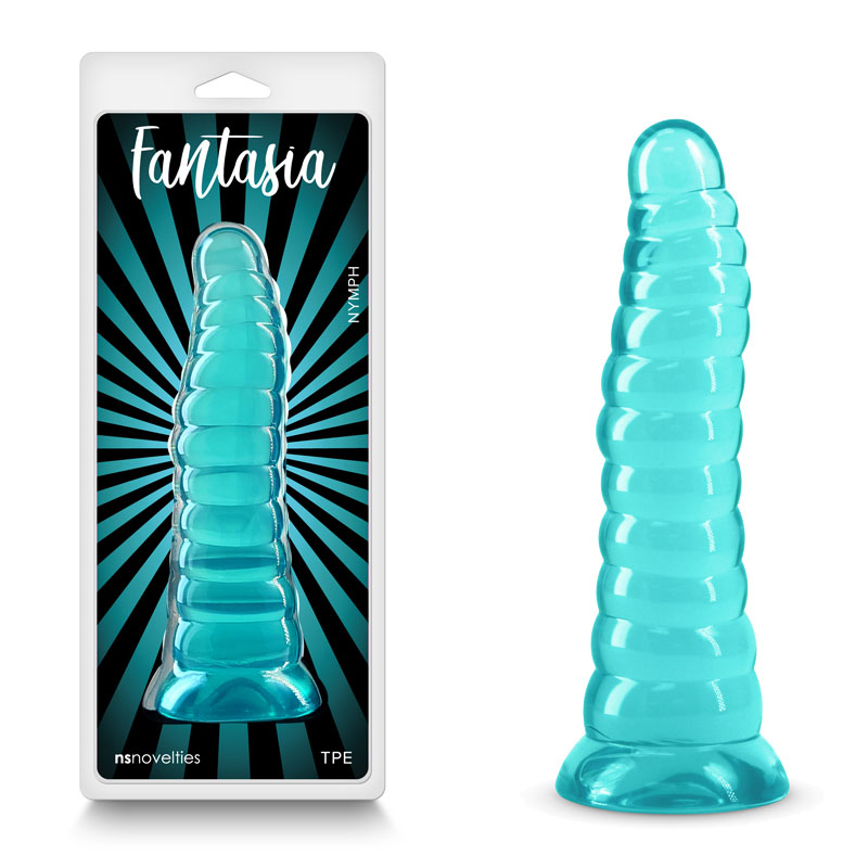 Fantasia Nymph Fantasy Dildo - Teal