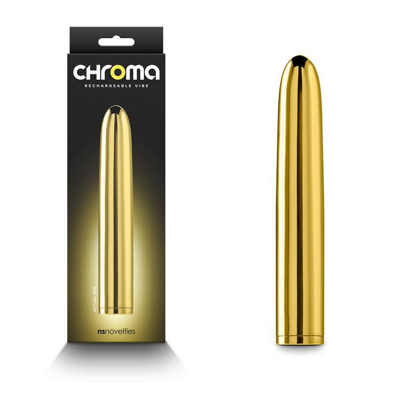 Chroma 7'' Vibrator - Gold