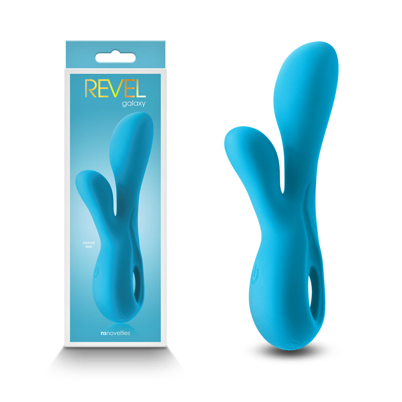 Revel Galaxy Rabbit Vibrator - Blue