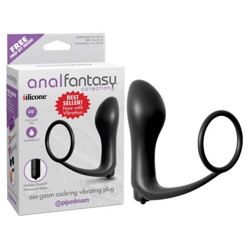 Pipedream Anal Fantasy Ass-Gasm Cockring Vibrating Plug