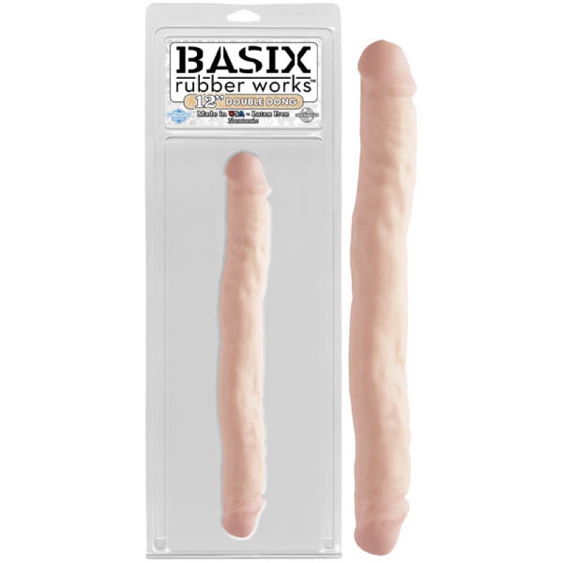 Basix Rubber Works 12" Double Dong