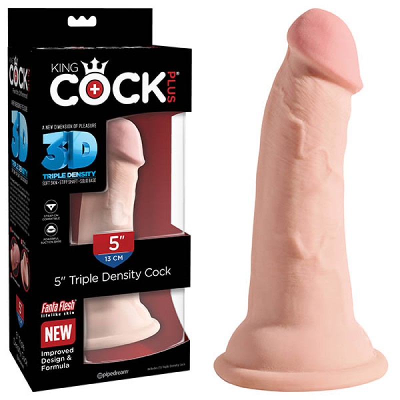 King Cock Plus 5'' Triple Density Cock