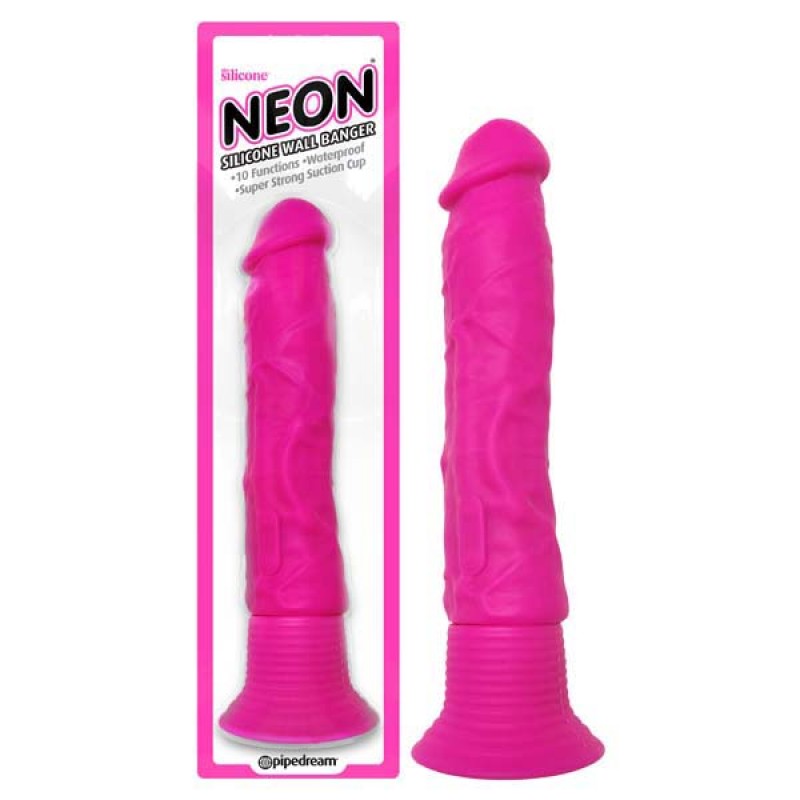 Neon Silicone Wall Banger - Pink