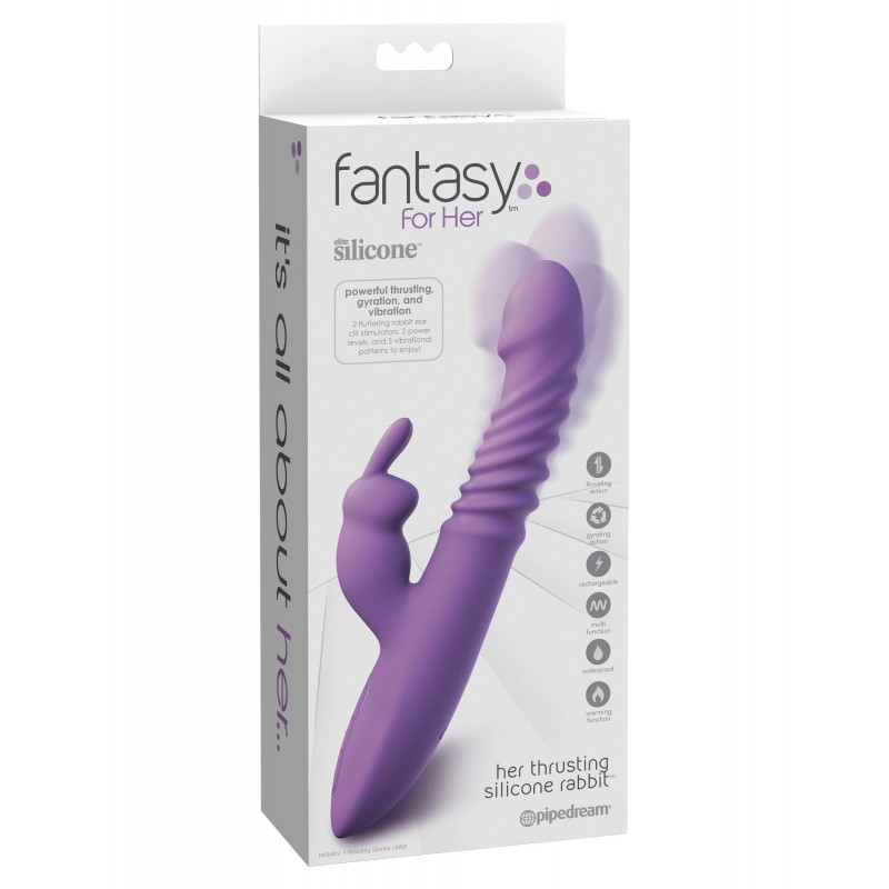 Fantasy For Her Thrusting Silicone Rabbit