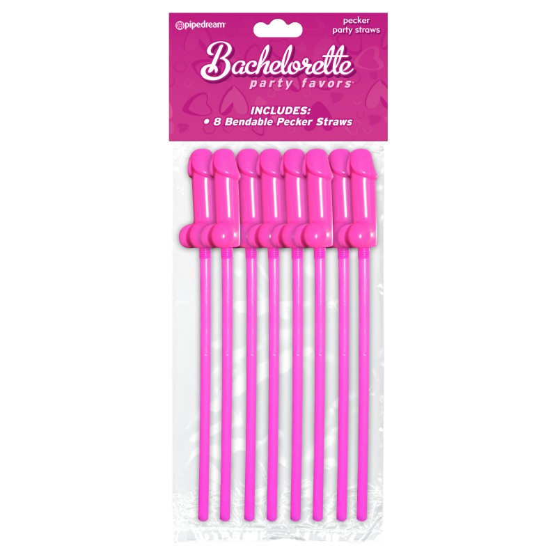 Bachelorette Party Favors Bendable Pecker Straws