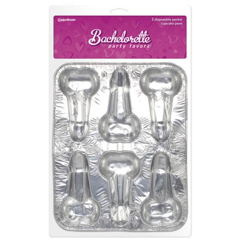 Bachelorette Party Favors - Disposable Pecker Cupcake Pans