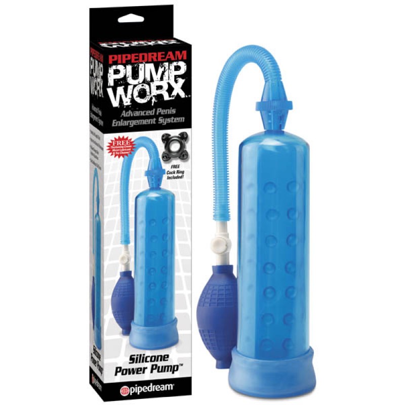 Pump Worx Silicone Power Pump - Blue