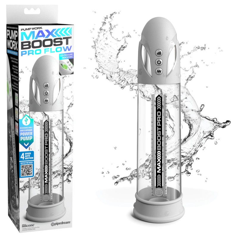 Pump Worx Max Boost Pro Flow - White