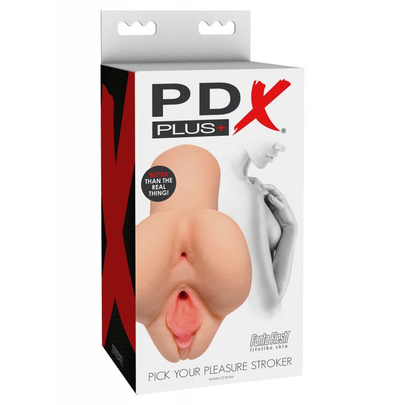 PDX Plus Pick Your Pleasure Stroker - Flesh