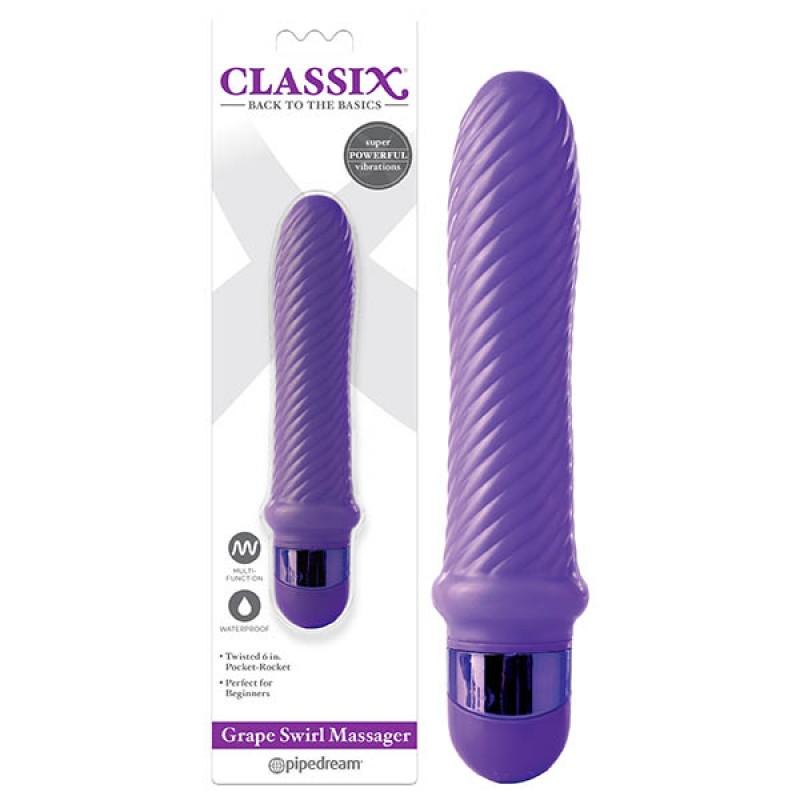 Classix Grape Swirl Massager