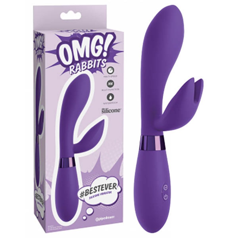 OMG! Rabbits #Bestever Silicone Vibrator