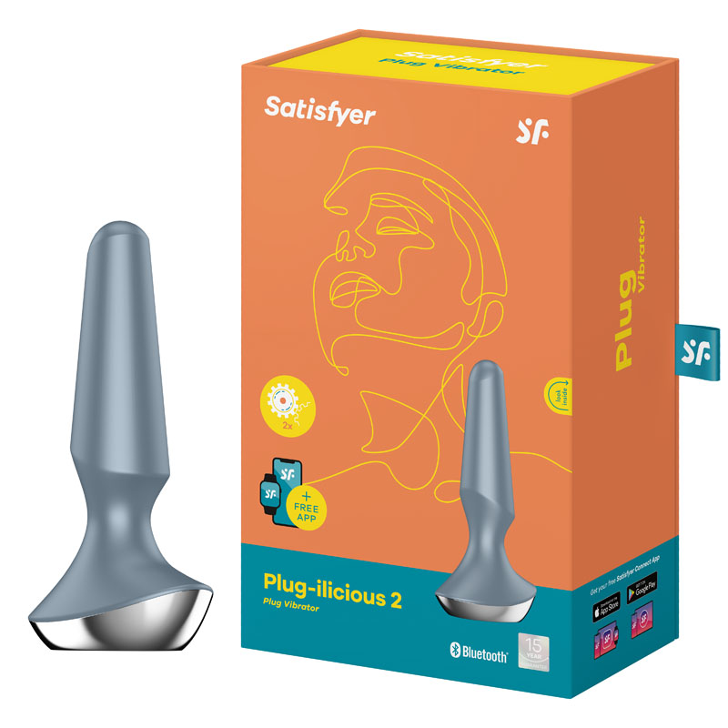 Satisfyer Plug-ilicious 2 App Control - Ice Blue