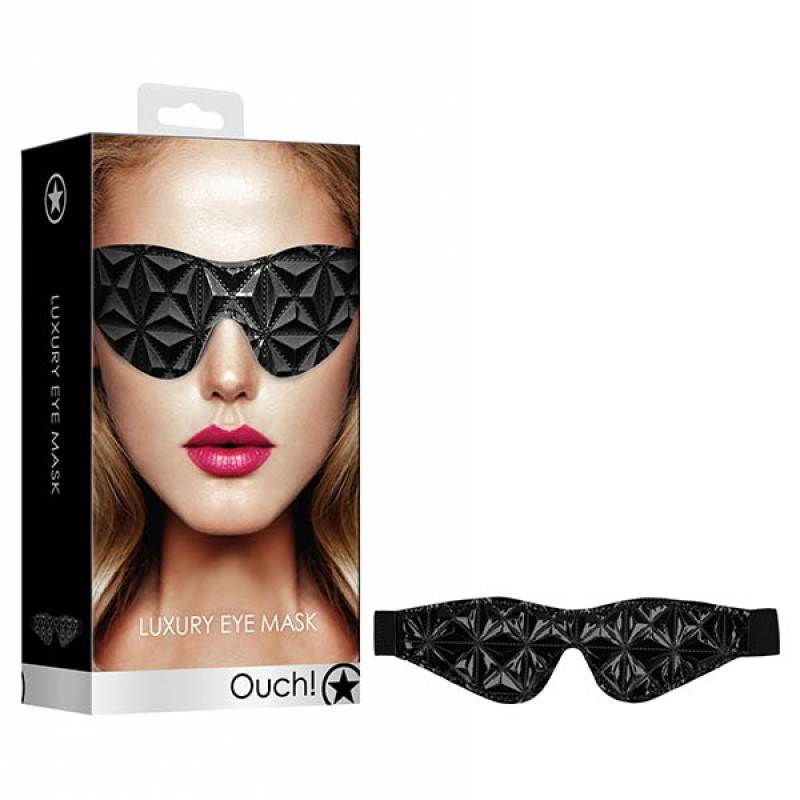 Ouch! Luxury Eye Mask - Black